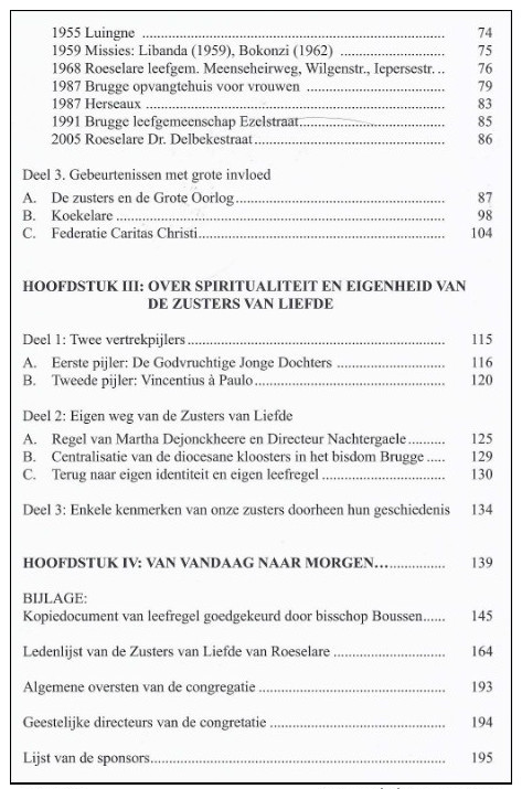 175 JAAR ZUSTERS VAN LIEFDE VAN ROESELARE C. HINDRYCKX - ARDOOIE TIELT WERVIK ALVERINGEM RUISLEDE PERVIJZE TORHOUT ... - Histoire