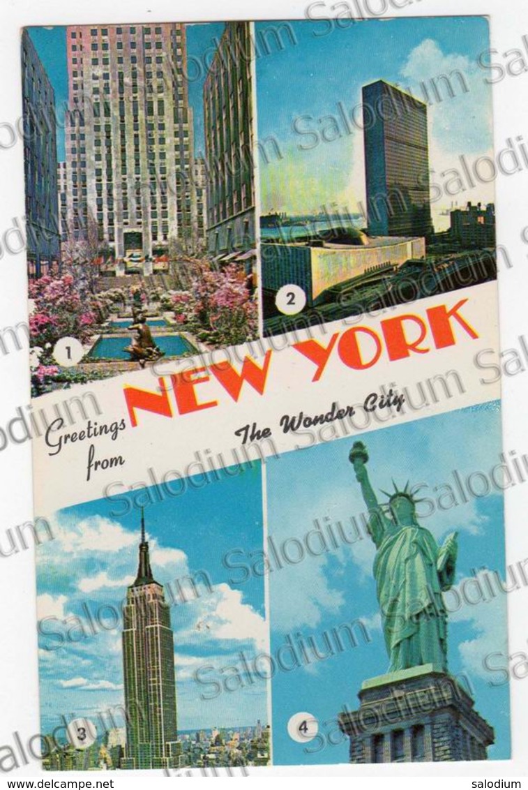 New York City  - Storia Postale - Air Mail - Postgeschiedenis