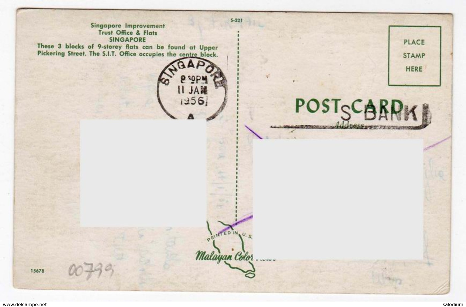 1956 - SINGAPORE - Singapore