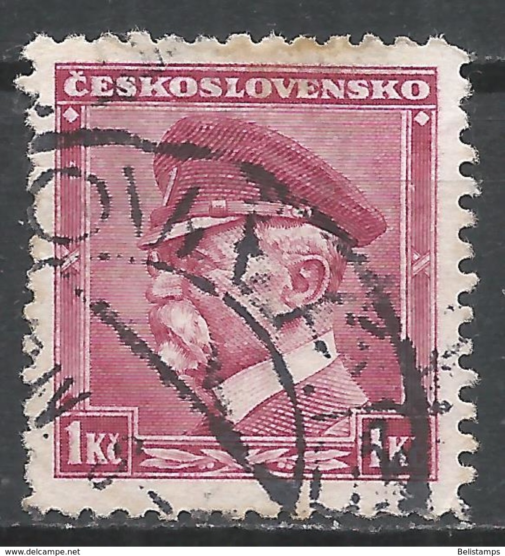 Czechoslovakia 1935. Scott #212 (U) President, Masaryk. *Complete Issue* - Oblitérés