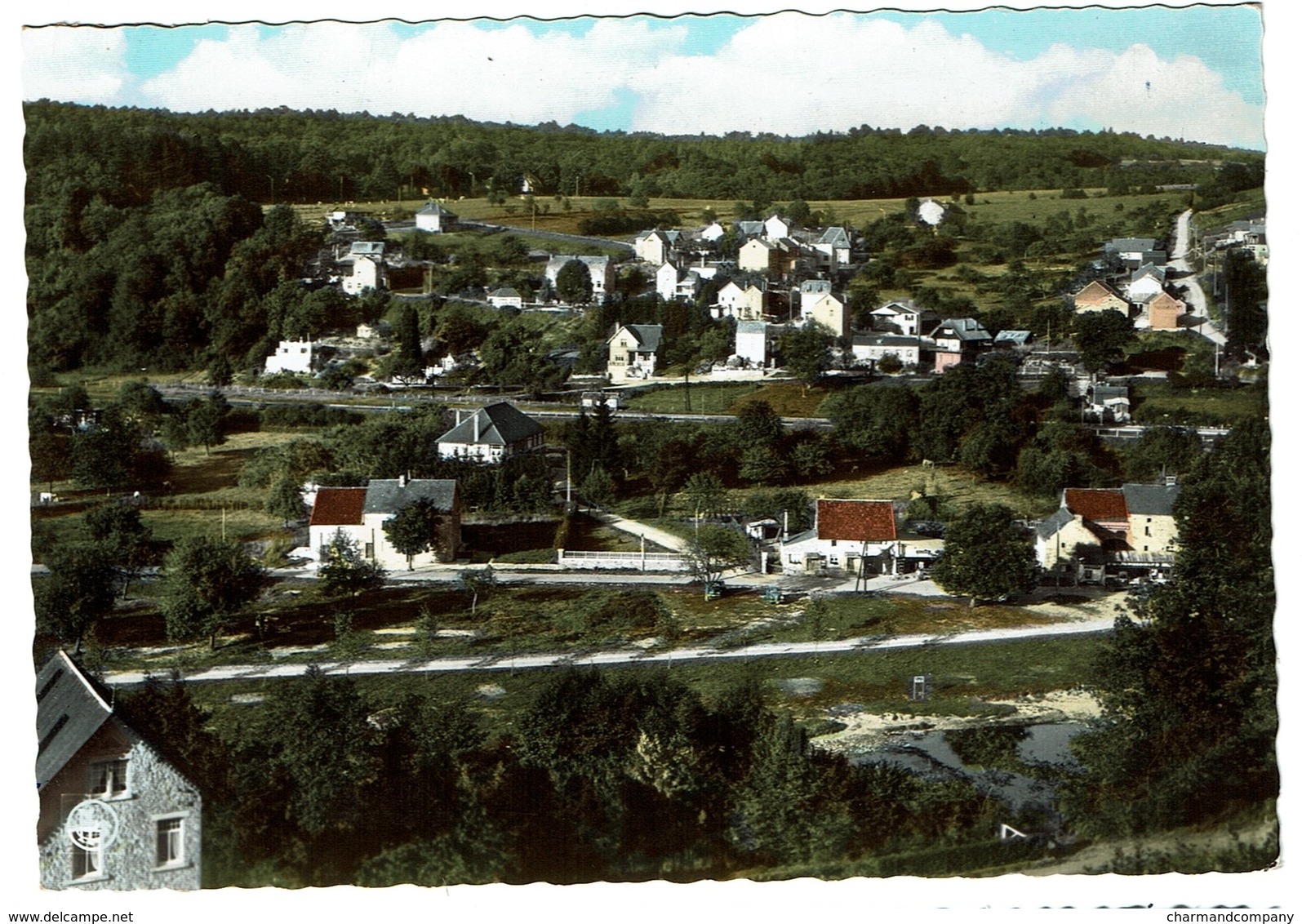 Ferrières - Sy-sur-Ourthe - Panorama - Hôtel Les Mésanges - Circulée - 2 Scans - Ferrières