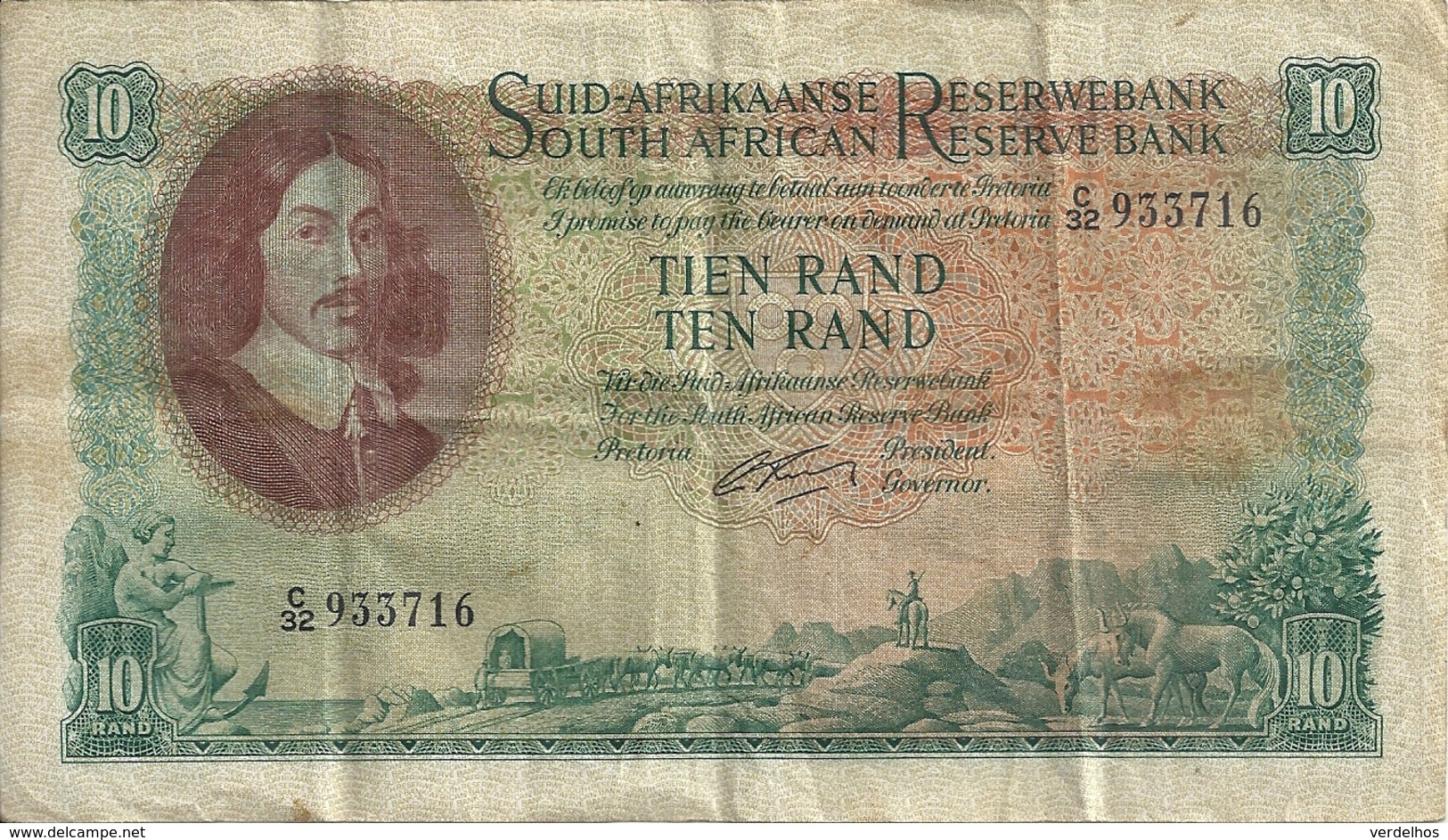 AFRIQUE DU SUD 10 RAND ND1962-65 VF P 107 B - Suráfrica