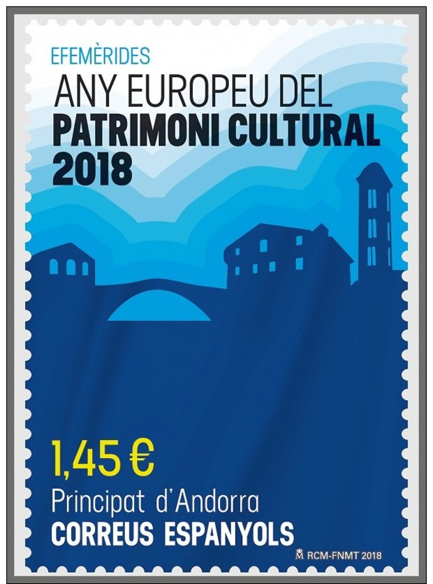 H01 Andorra Spain 2018 European Year Of Cultural Heritage MNH ** Postfrisch - Ungebraucht