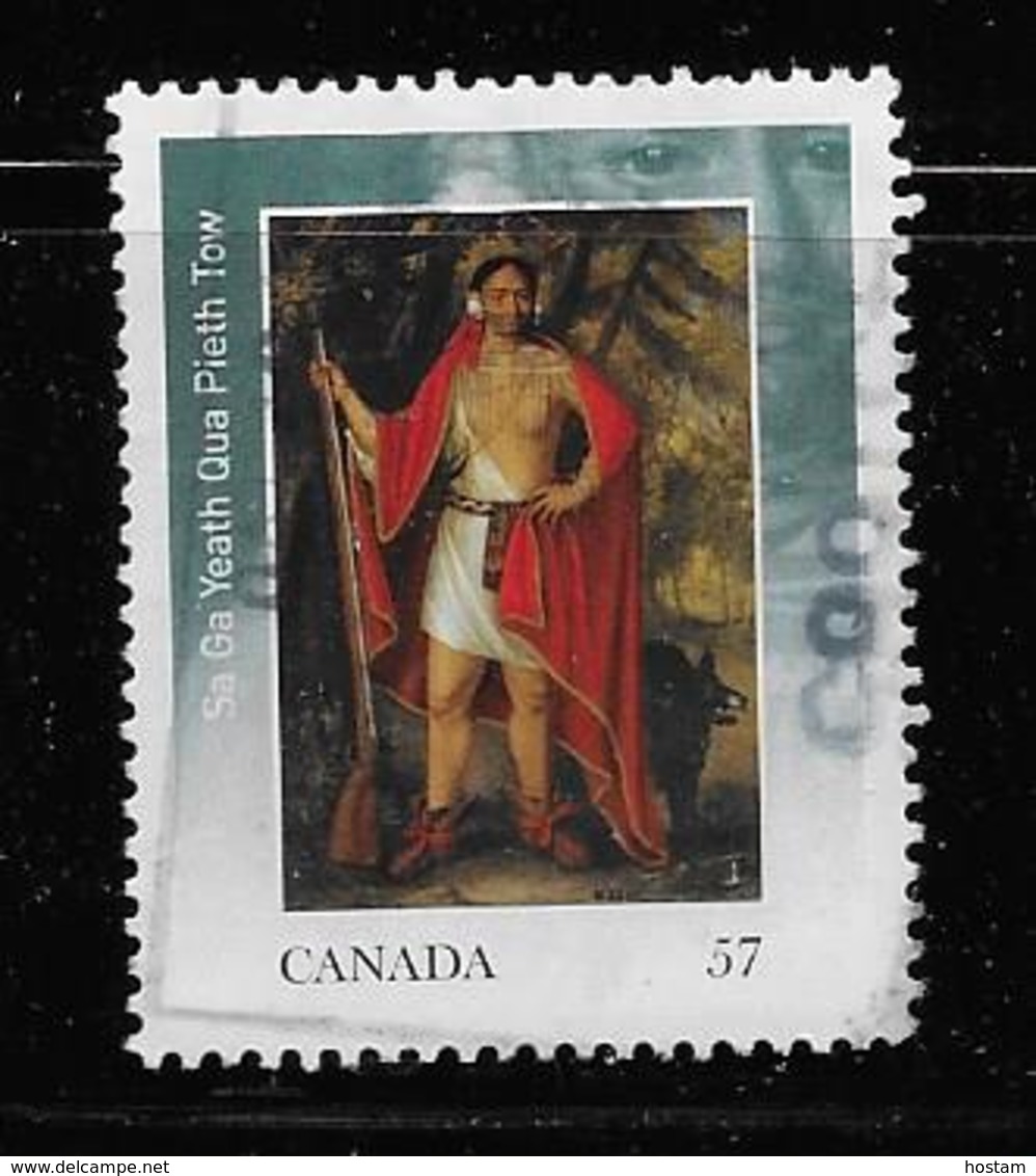 CANADA 2010, USED # 2381   THE FOUR INDIAN KINGS, Single - Gebruikt