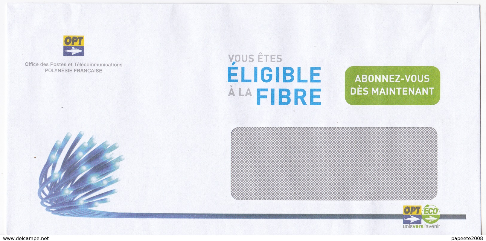 Polynésie Française / Tahiti - 1 Enveloppe / Enveloppe OPT - 2018 - Lettres & Documents