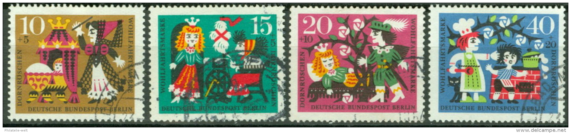 Berlin 237/40 O - Used Stamps