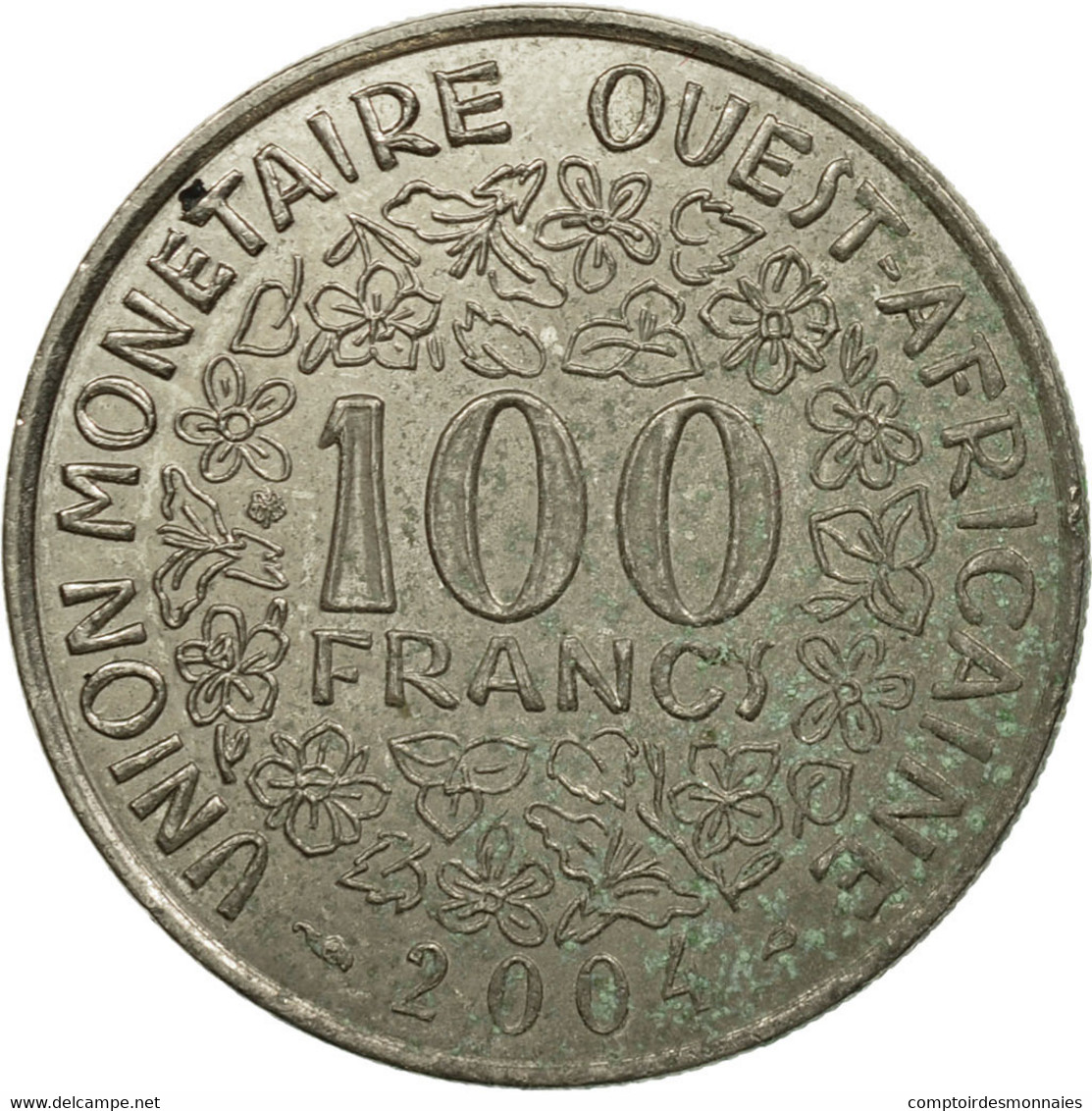 Monnaie, West African States, 100 Francs, 2004, Paris, TB, Nickel, KM:4 - Côte-d'Ivoire