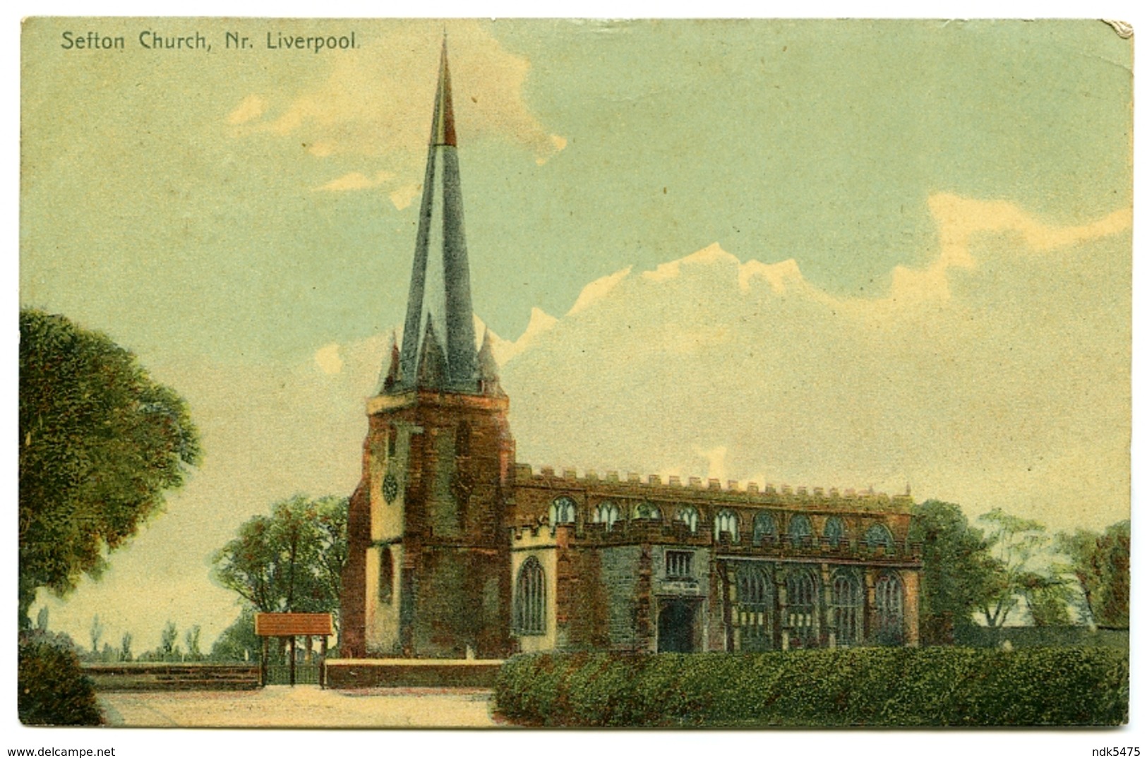 SEFTON CHURCH, NEAR LIVERPOOL / ADDRESS - HULL, BLAKE STREET, ELDER GROVE (DIX) - Liverpool