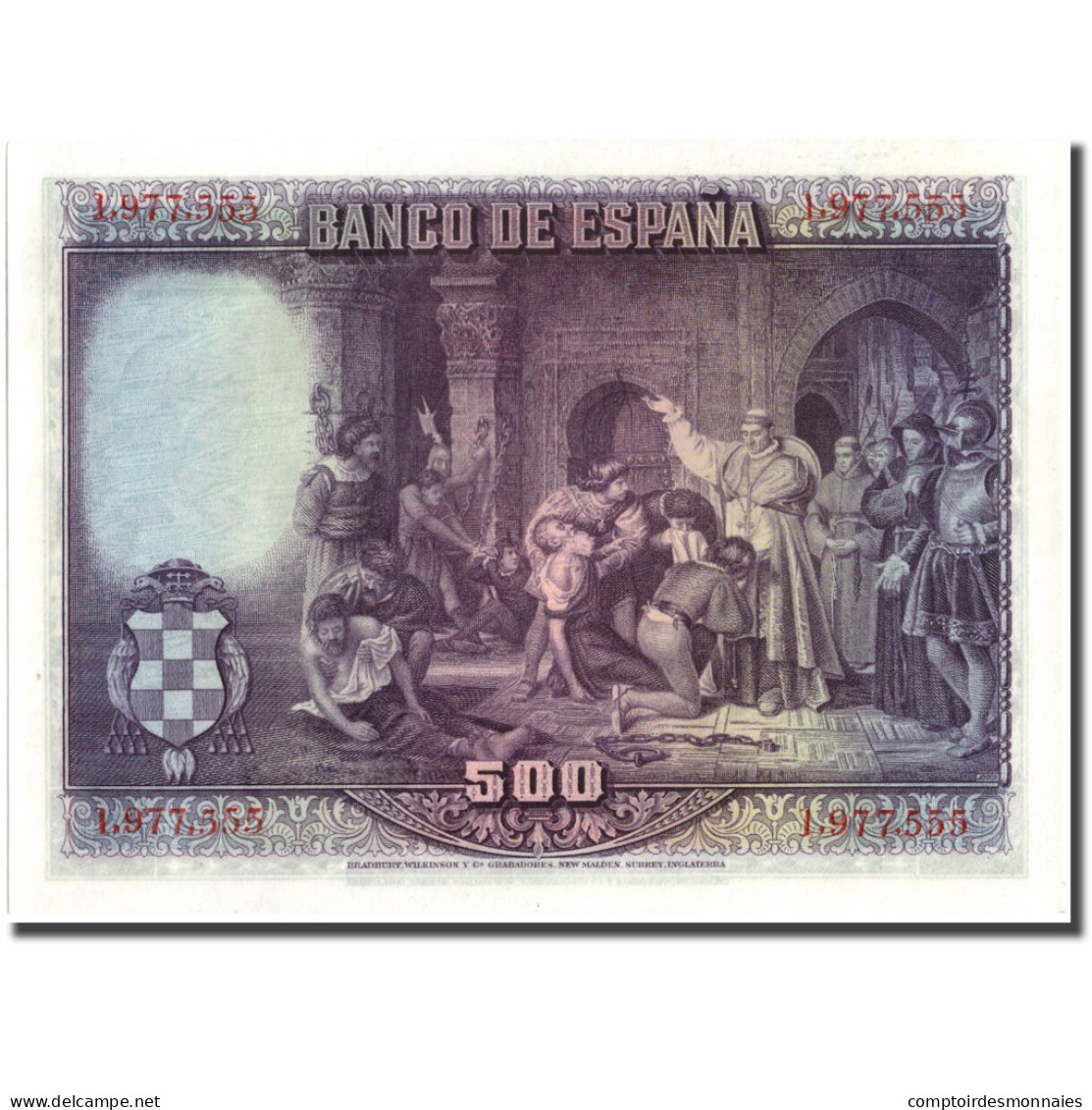 Espagne, 500 Pesetas, 1928, 1928-08-15, KM:77a, SPL+ - 500 Pesetas