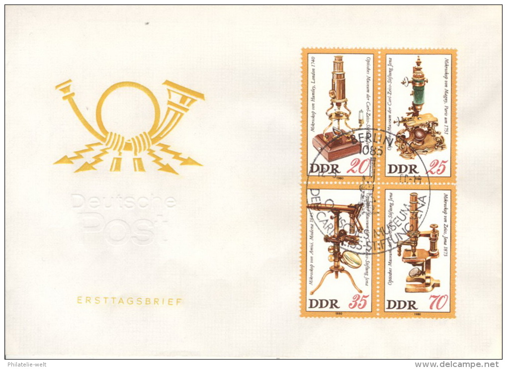 DDR 2534/37 Viererblock FDC Sonderstempel - Sonstige & Ohne Zuordnung