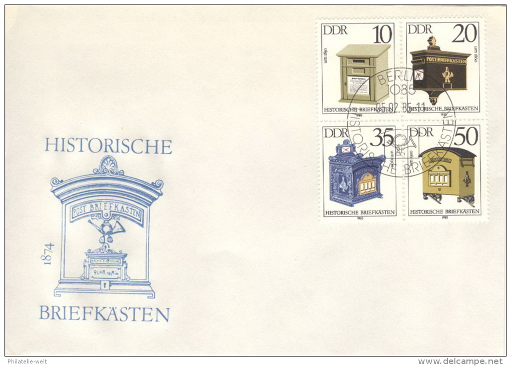 DDR 2924/27 Viererblock FDC Sonderstempel - Sonstige & Ohne Zuordnung