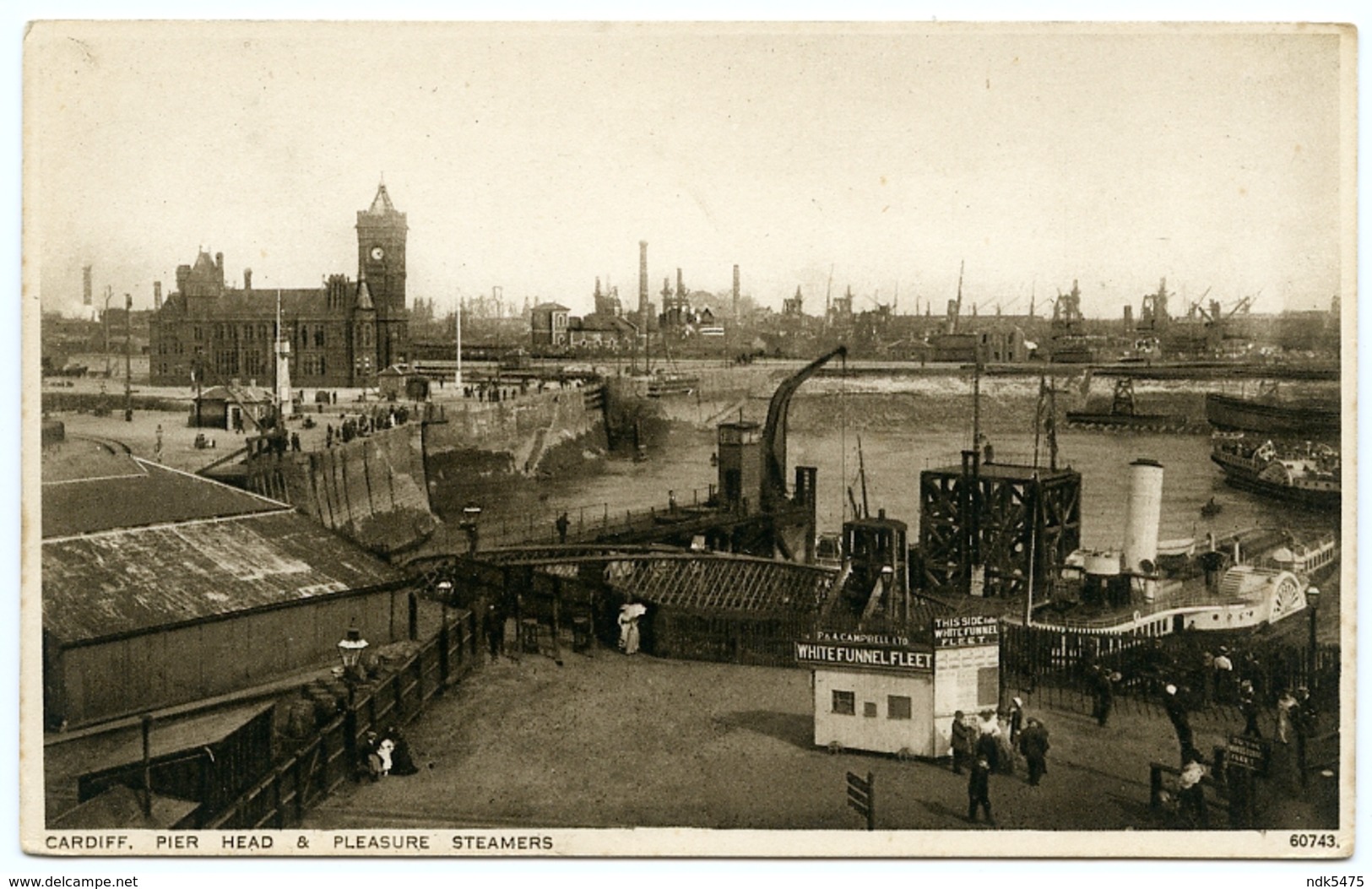 CARDIFF : PIER HEAD & PLEASURE STEAMERS - Glamorgan