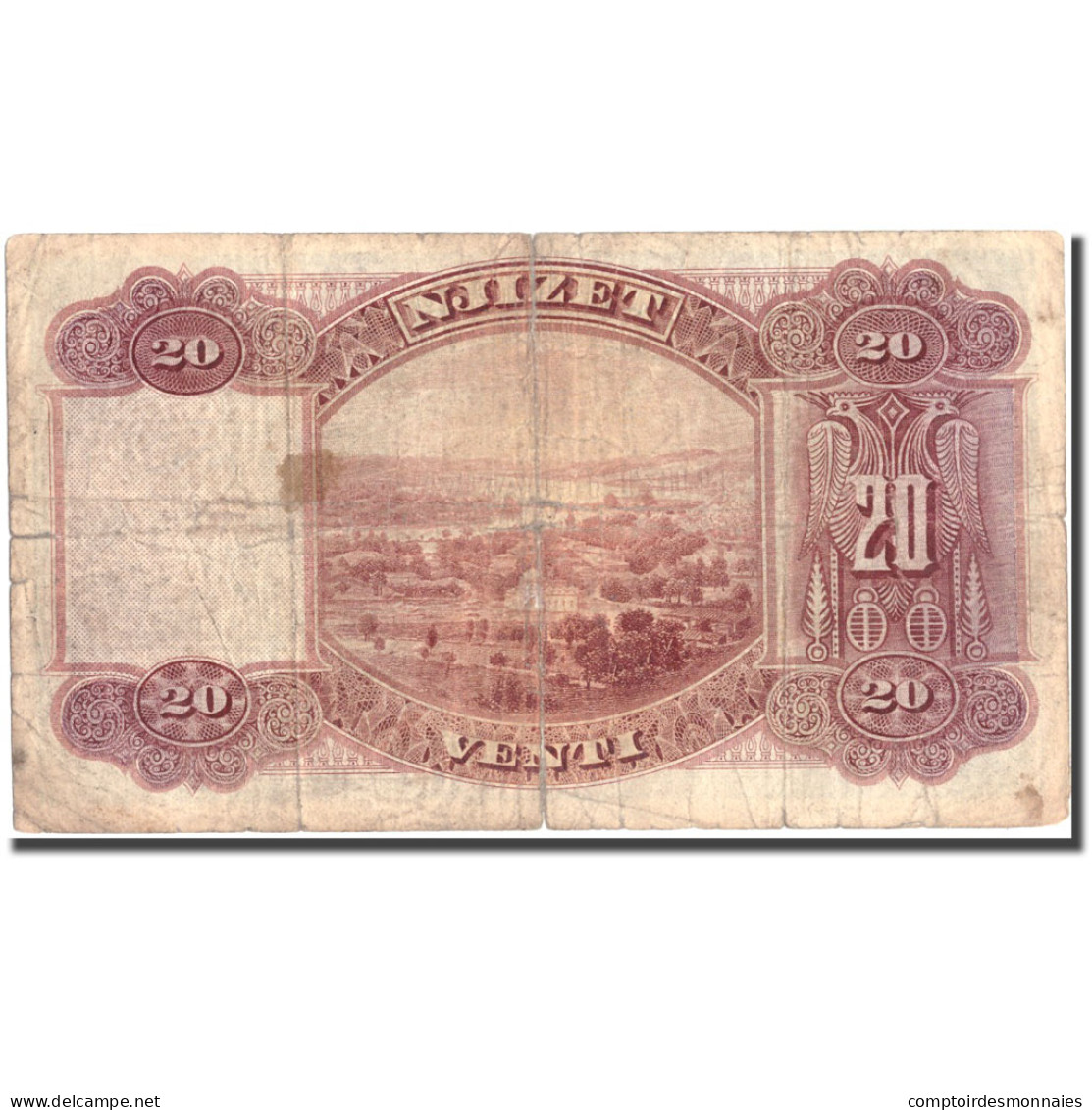 Billet, Albania, 20 Franka Ari, KM:12b, TB - Albanie