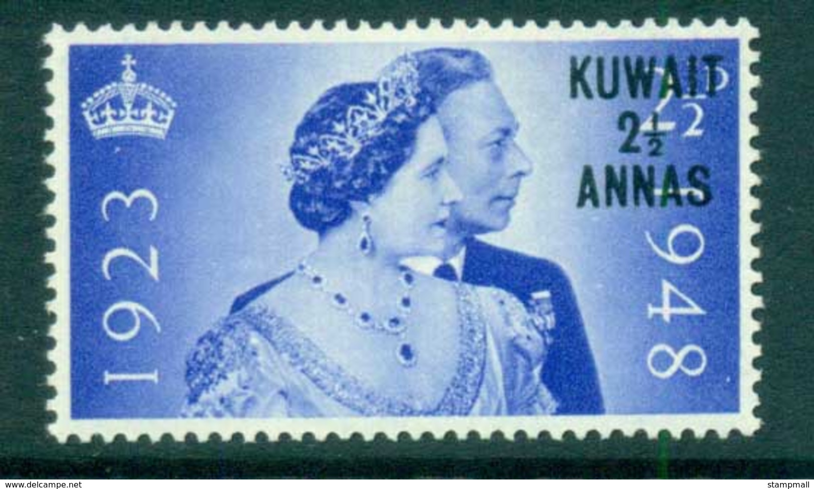 Kuwait 1948 Silver Wedding 2.5a MLH Lot73738 - Kuwait