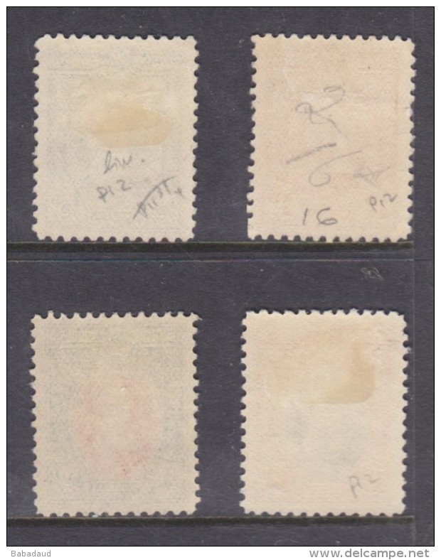 Southern Rhodesia, George V, Field MArshal, 1/2d, 1d, 9d, 10d, Perf 12, MH * - Southern Rhodesia (...-1964)