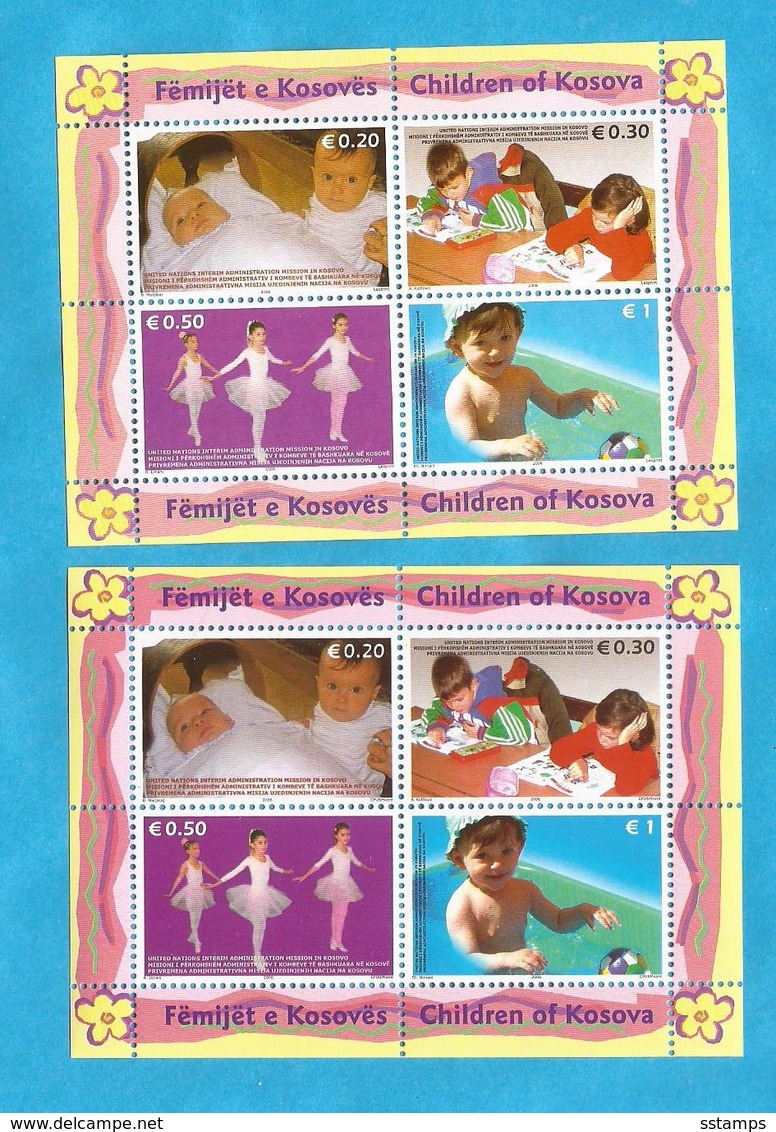 2006- 50-53 Y - 50-53 X  KOSOVO UMNIK JUGOSLAVIJA JUGOSLAWIEN  MUSICA CHILDREN  PAPIER FLUOR - NORMAL  NEVER HINGED - Kosovo