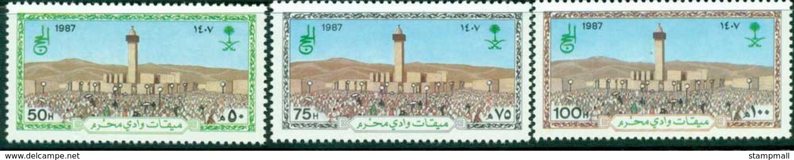 Saudi Arabia 1987 Pilgrimage To Mecca MUH Lot26813 - Saudi Arabia