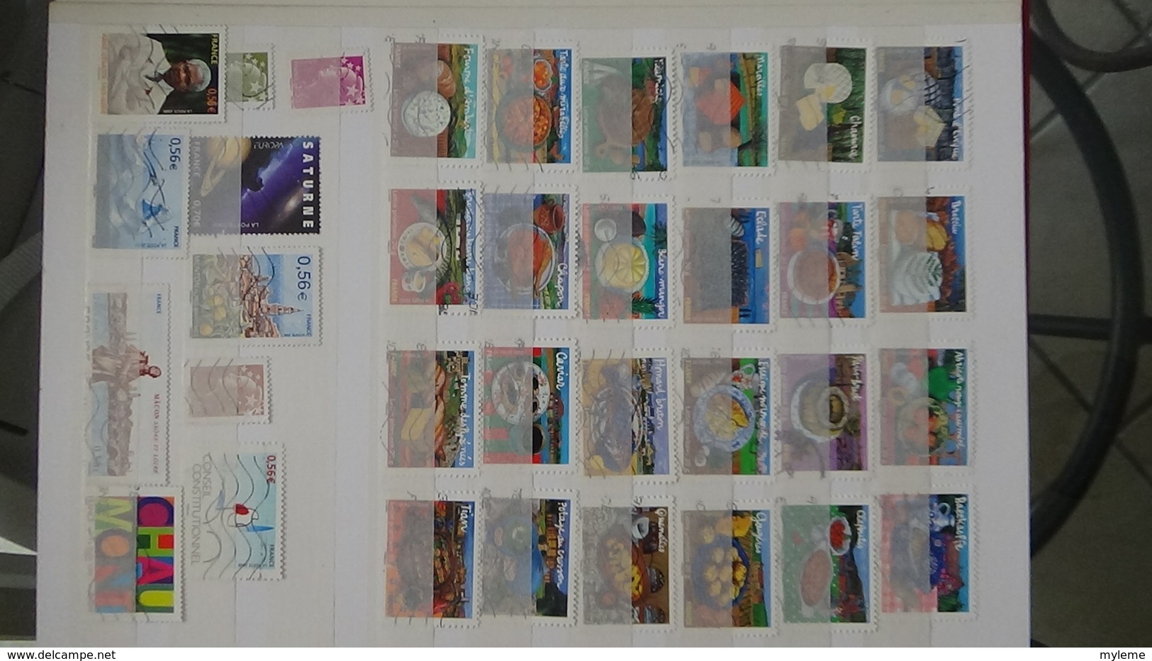 Collection France oblitéré timbres de 2007 à 2013 environ. Idéal pour completer une collection