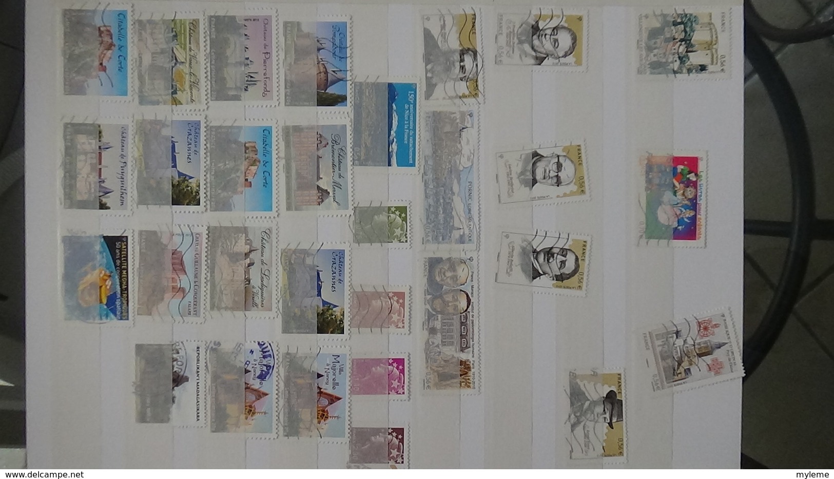 Collection France oblitéré timbres de 2007 à 2013 environ. Idéal pour completer une collection