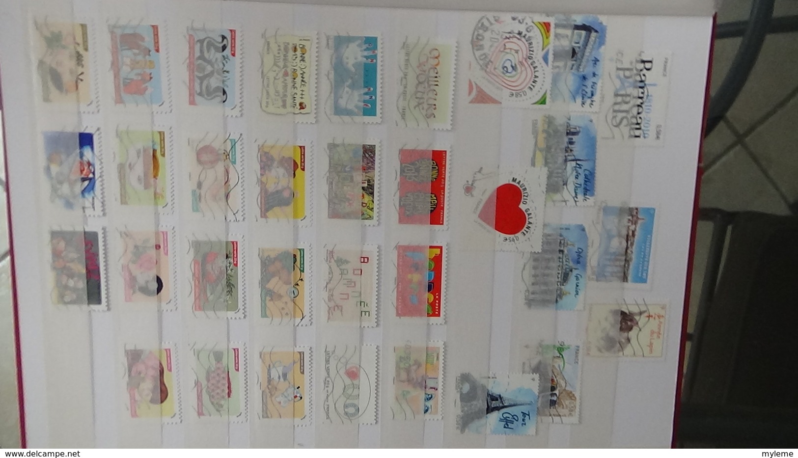 Collection France oblitéré timbres de 2007 à 2013 environ. Idéal pour completer une collection