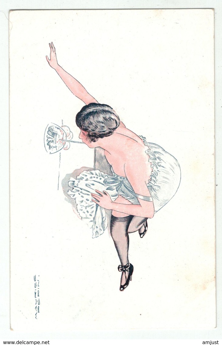 Illustrateur Maurice Pépin // Femme érotique, Froufrou, Bulle De Savon Série No. 16-78 - Pepin