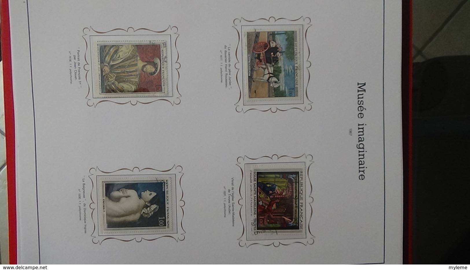 Album de timbres du musée imaginaire. Pas commun