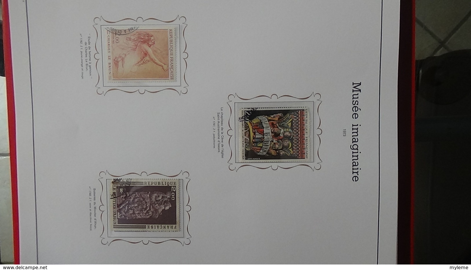 Album de timbres du musée imaginaire. Pas commun