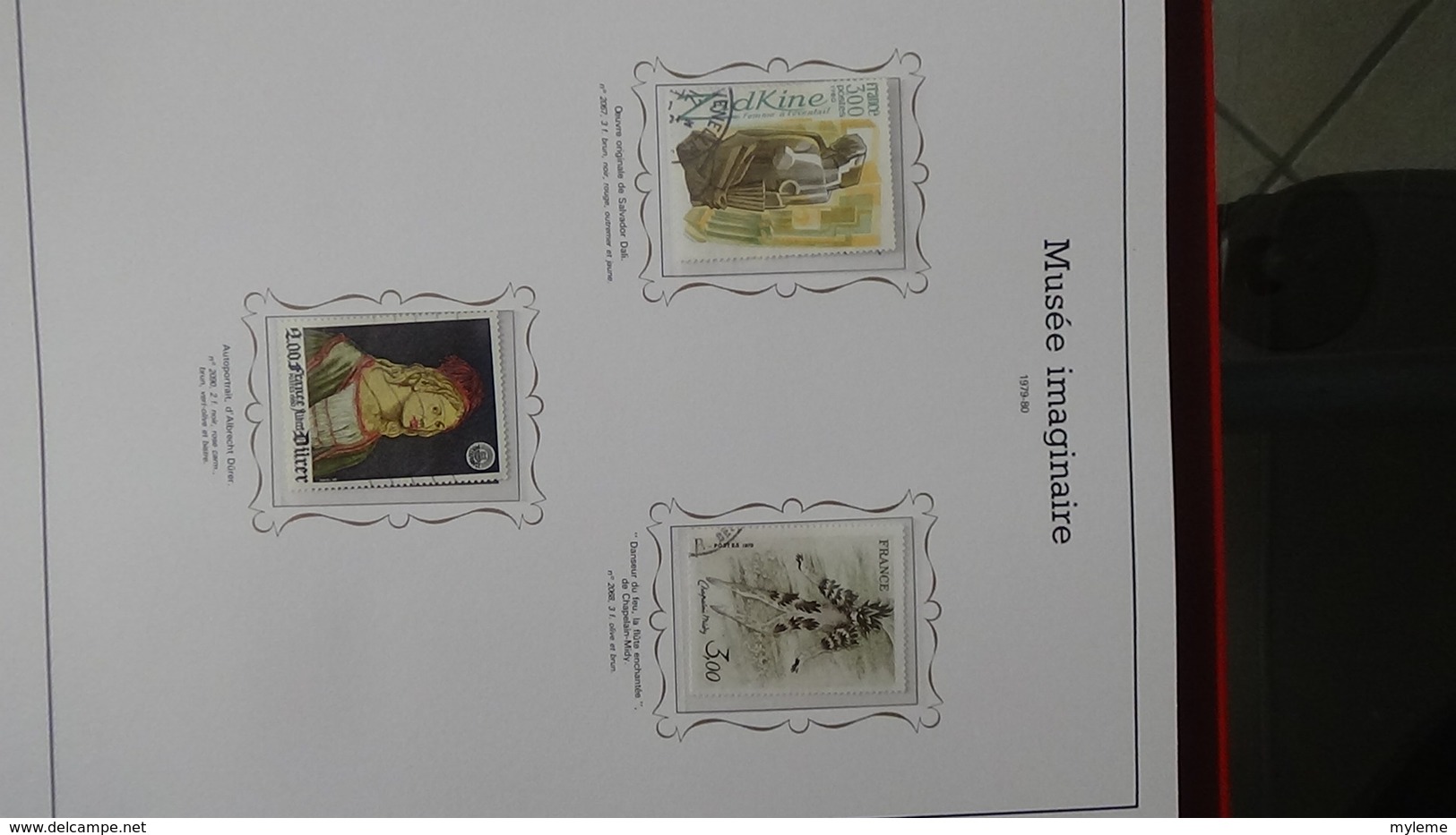 Album de timbres du musée imaginaire. Pas commun