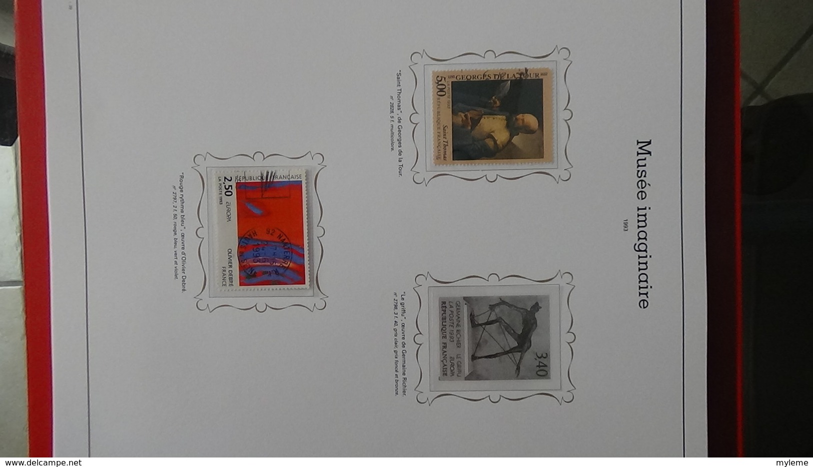 Album de timbres du musée imaginaire. Pas commun