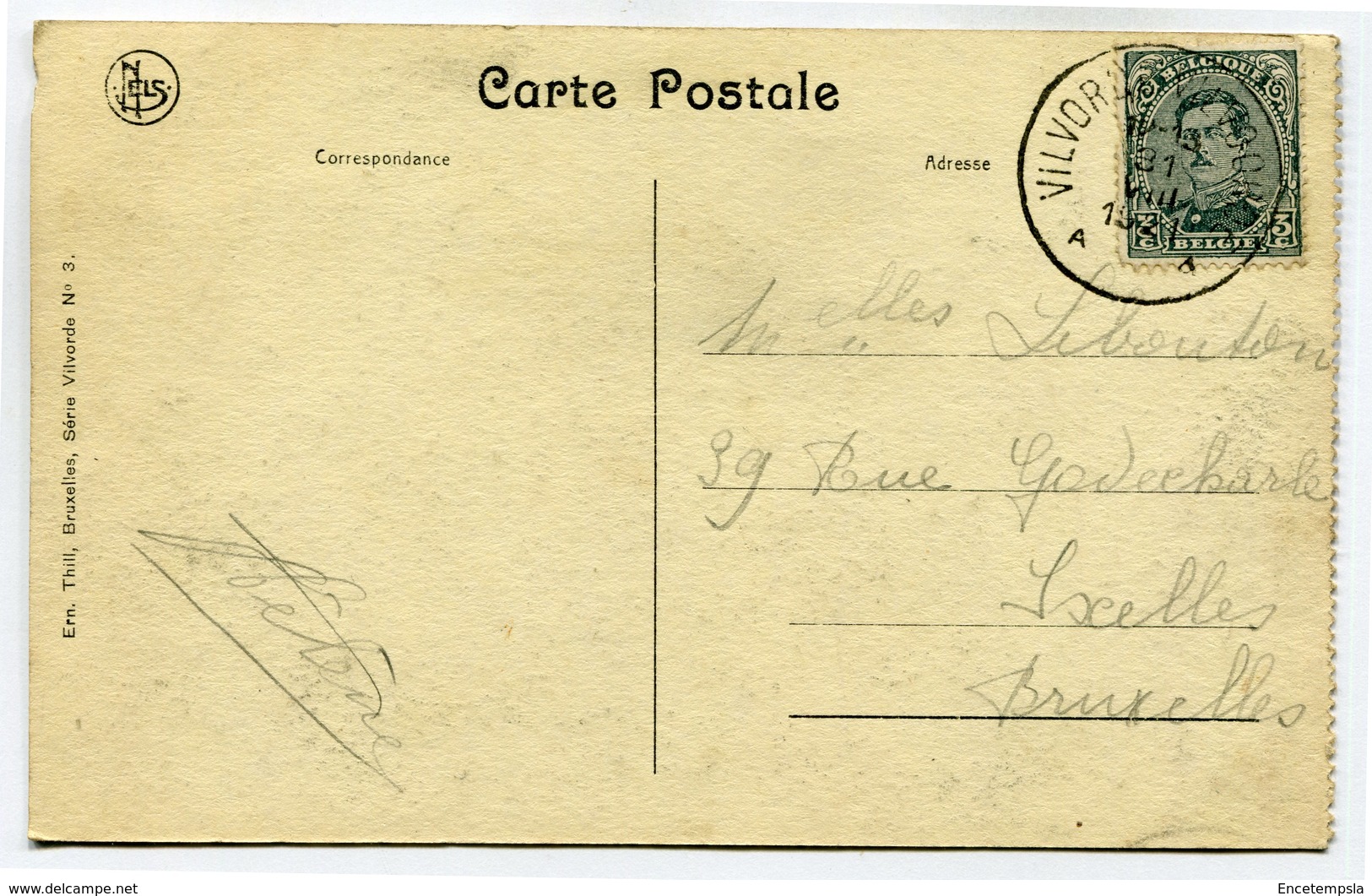 CPA - Carte Postale - Belgique - Vilvorde - La Maison Communale - 1921 ( SV5494 ) - Vilvoorde