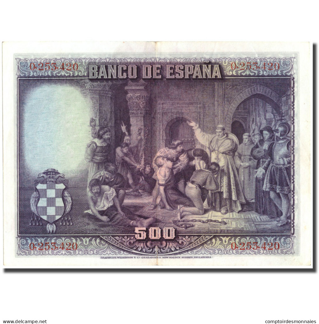 Billet, Espagne, 500 Pesetas, 1928, 1928-08-15, KM:77a, SUP - 500 Peseten