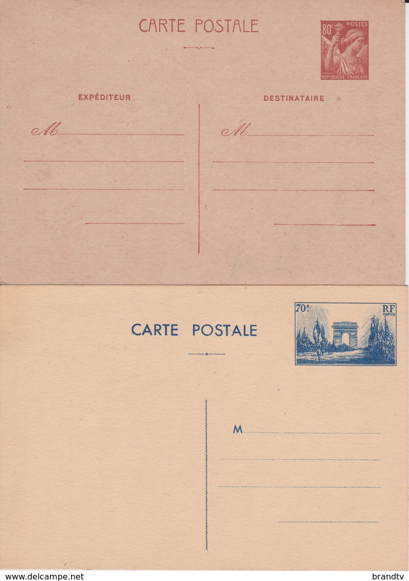 Lot De 17 ENTIERS POSTAUX    Republique Française - Lots Et Collections : Entiers Et PAP