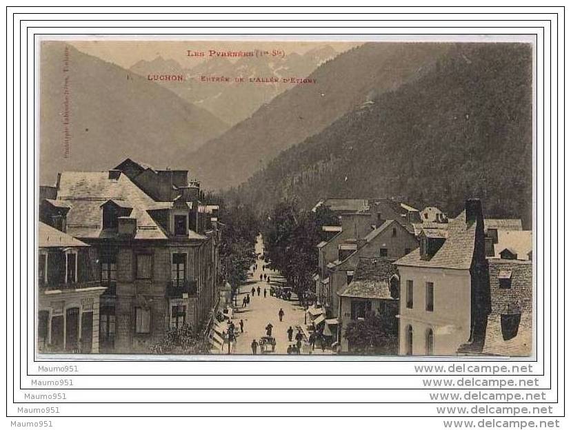 CPA 31 - LUCHON - ENTREE DE L'ALLEE D'ETIGNY - Luchon