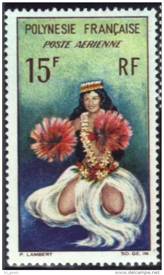 Polynésie Aerien YT 7 (PA) " Danseuse Tahitienne " 1964 Neuf* - Neufs