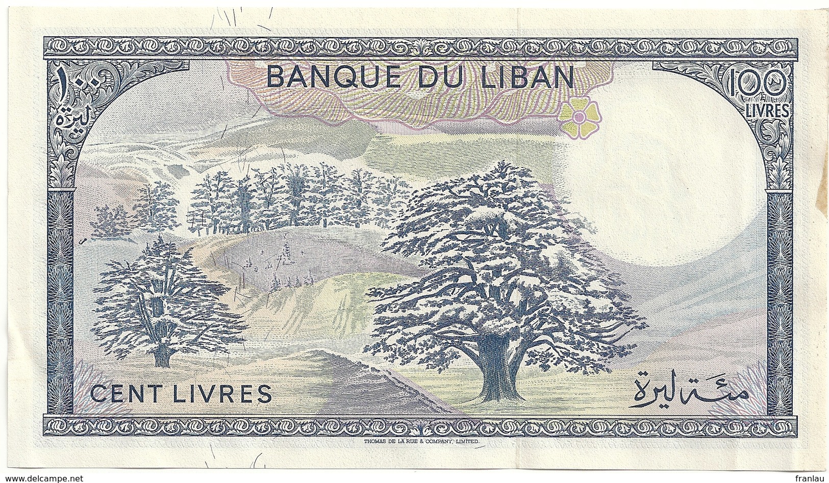 Liban 100 Livres Unc - Liban