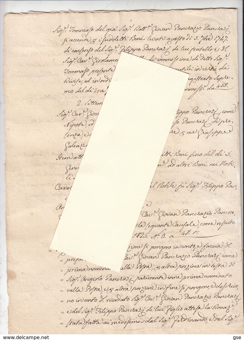 1831 - Atto Di Cancelleria - Cortona - Manuscripten