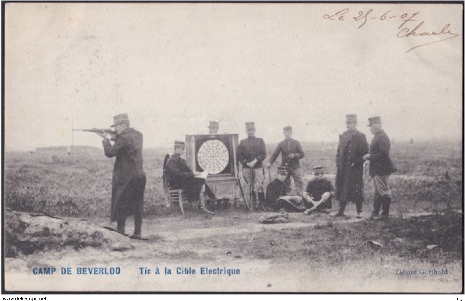 Beverlo : Tire à La Cible Electrique (1907) - Leopoldsburg (Kamp Van Beverloo)