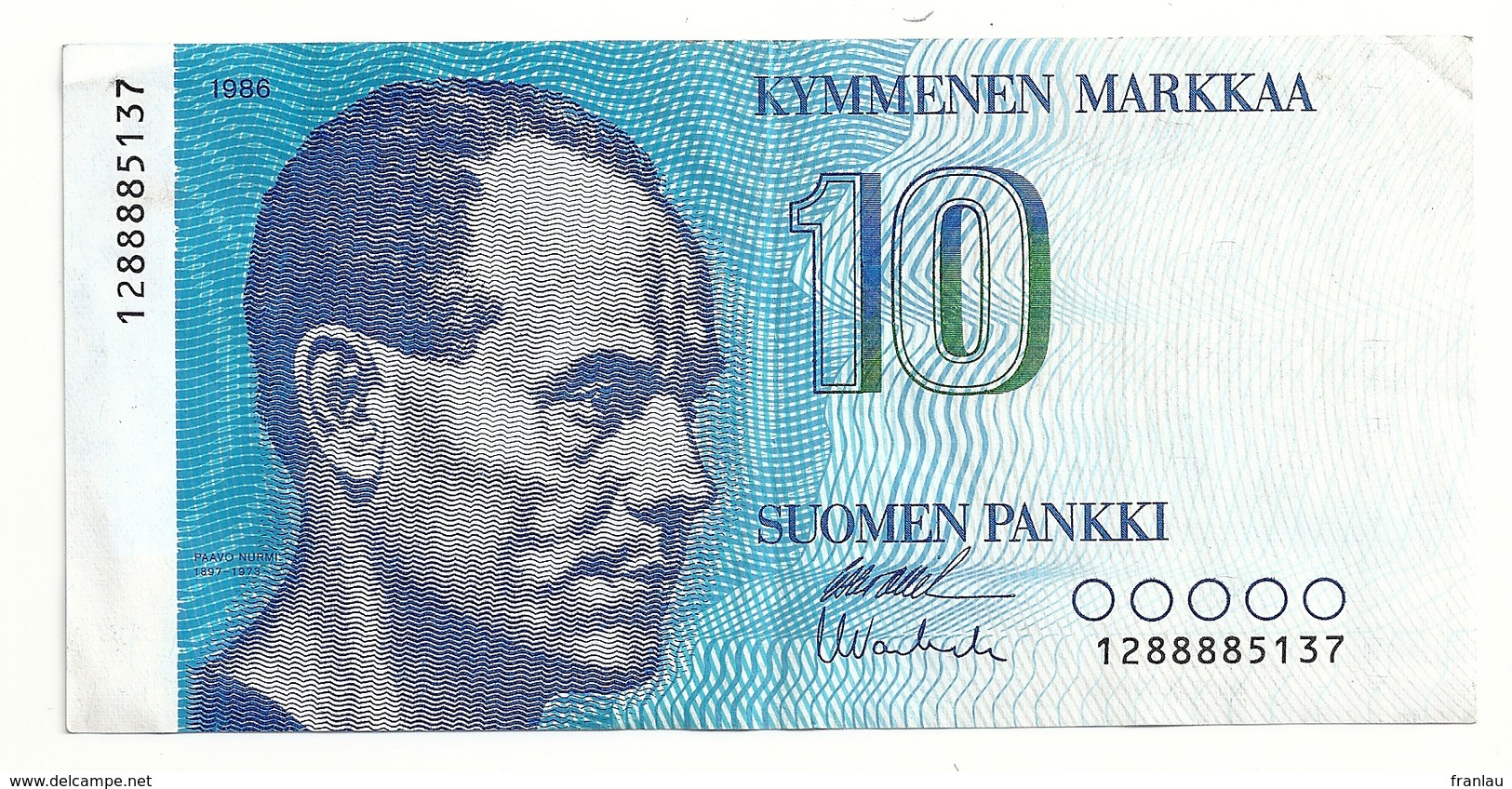 Finlande 10 Markkaa 1986 Superbe - Finlande