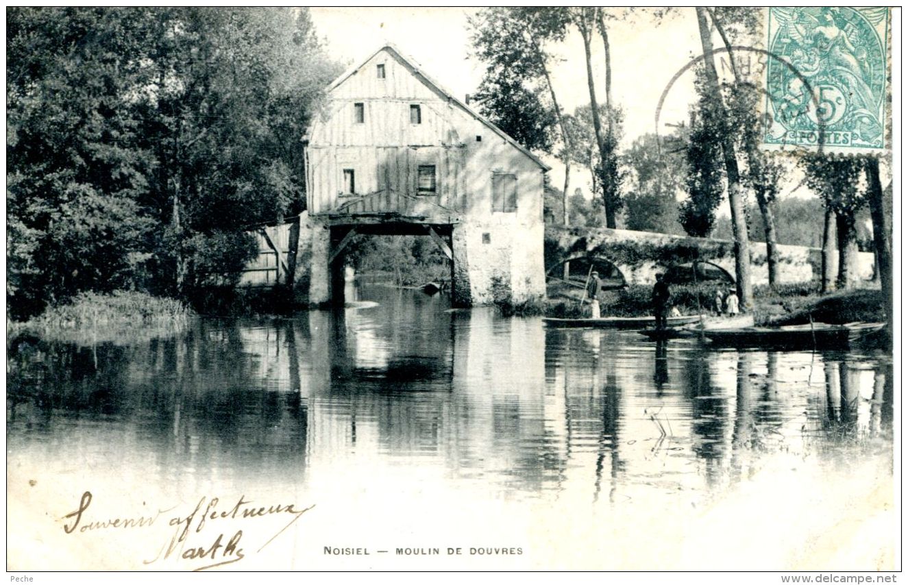 N°64985 -cpa Noisiel -moulin De Douvres- - Watermolens