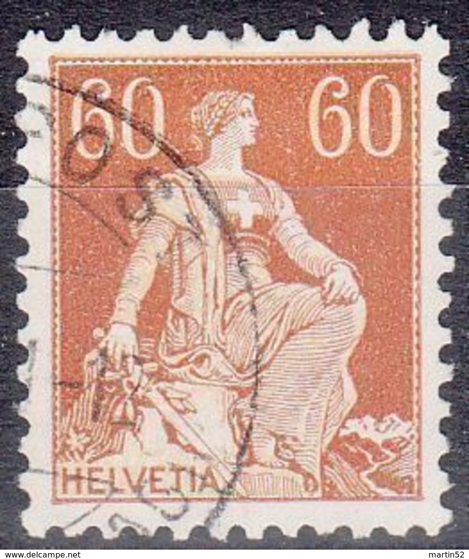 Schweiz Suisse 1940: "Helvetia "Zu+Mi 140y (glattes Kreide-Papier Lisse Crayeux) Mit O FELDPOST  (Zu CHF 80.00 + 40.00) - Oblitérés
