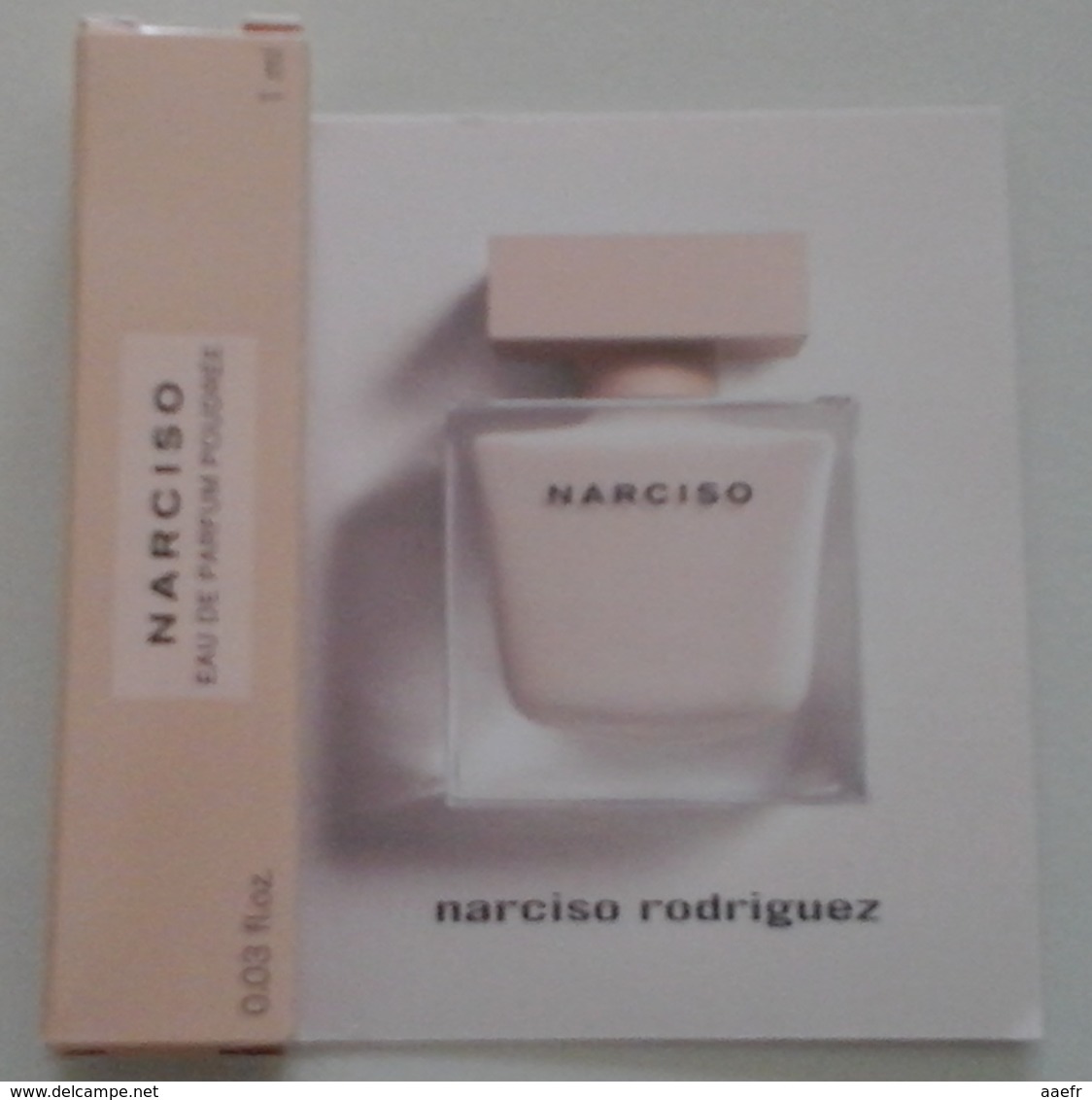 Narciso - Eau De Parfum Poudrée - 1 Ml échantillon Neuf/rempli - Echantillons (tubes Sur Carte)