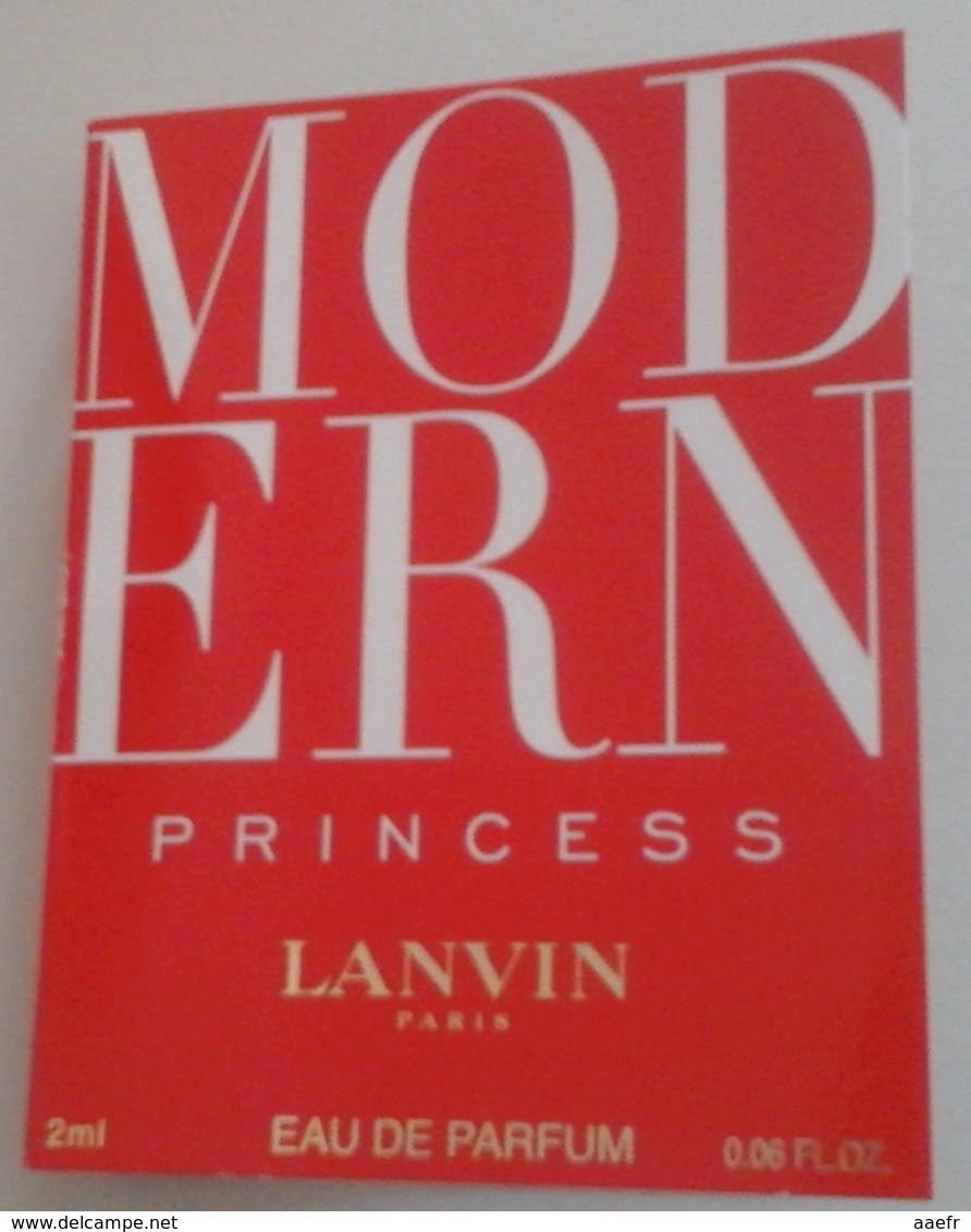 Lanvin  - Modern Princess - Eau De Parfum  - 2 Ml échantillon Neuf/rempli - Echantillons (tubes Sur Carte)