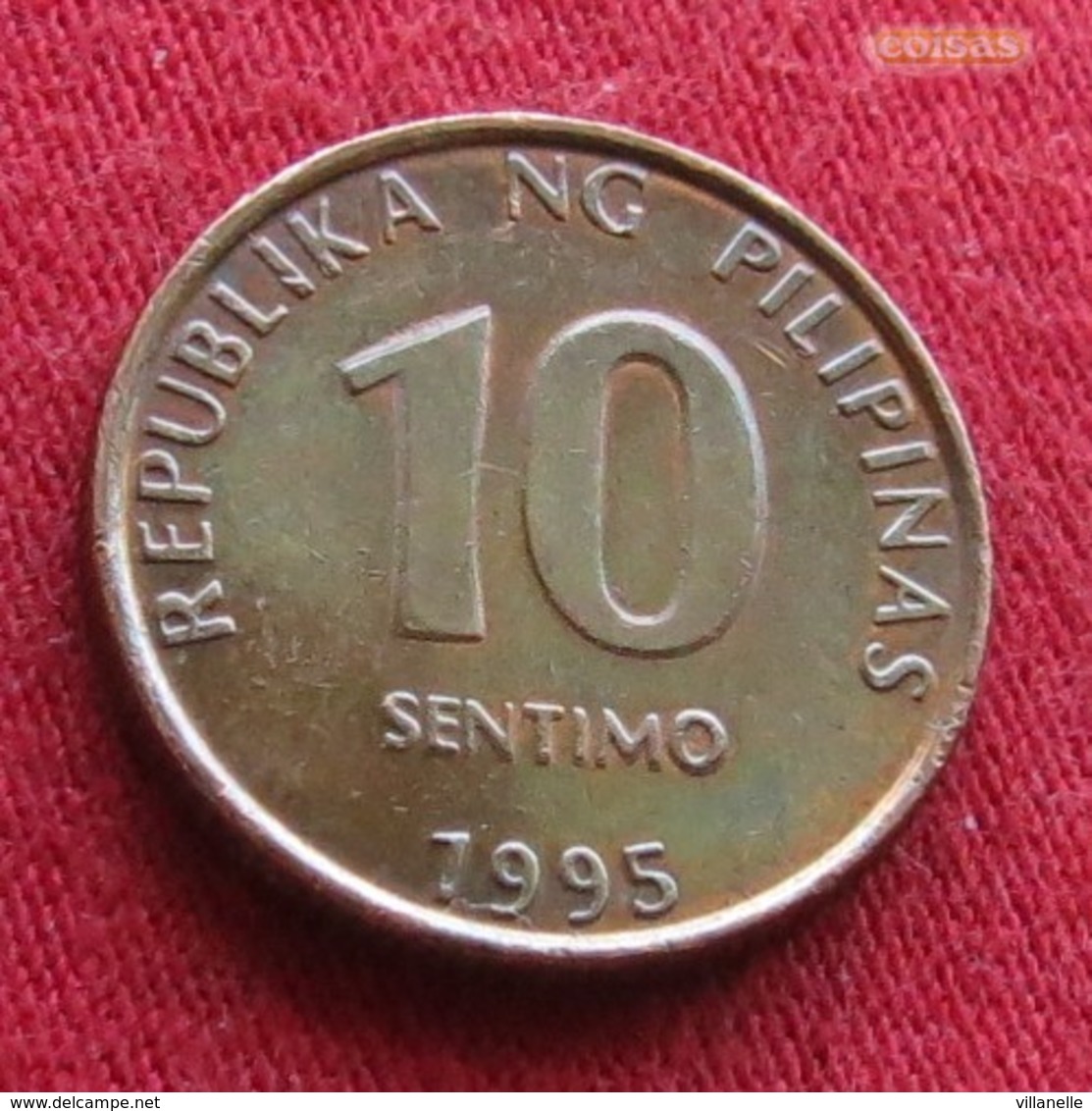 Philippines 10 Sentimos 1995 KM# 270  Filipinas Pilipinas - Philippines