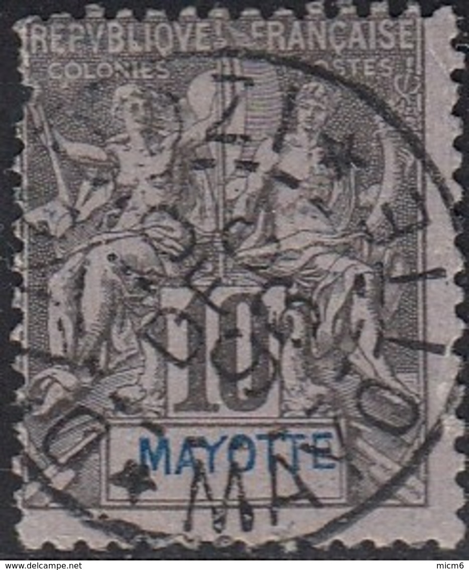 Mayotte - N° 5 (YT) N° 5 (AM) Oblitéré. - Used Stamps