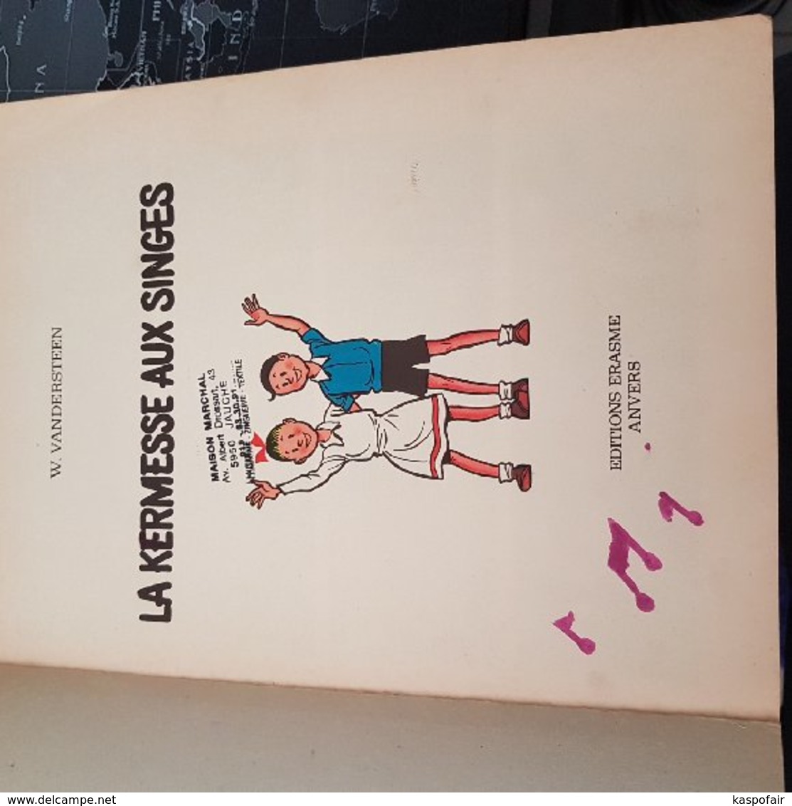 Willy VANDERSTEEN Bob Et Bobette 77 La Kermesse Aux Singes 1967 Edition Erasme Anvers - Bob Et Bobette