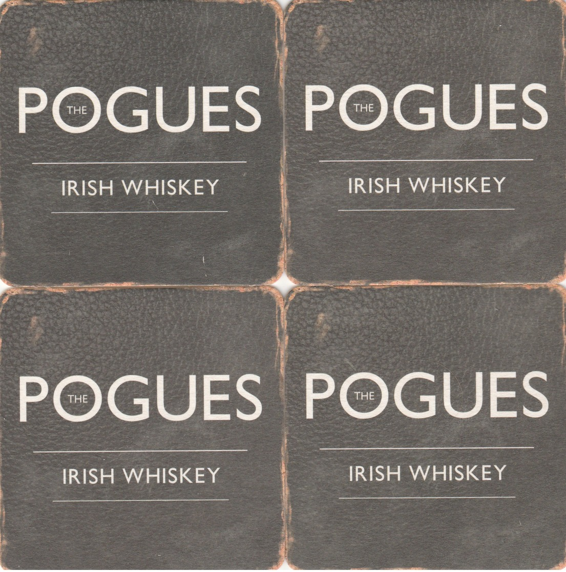 ALL 4 UNUSED MATS - WEST CORK DISTILLERS - THE POGUES IRISH WHISKEY - (Cat 001 To 004) - Sous-bocks