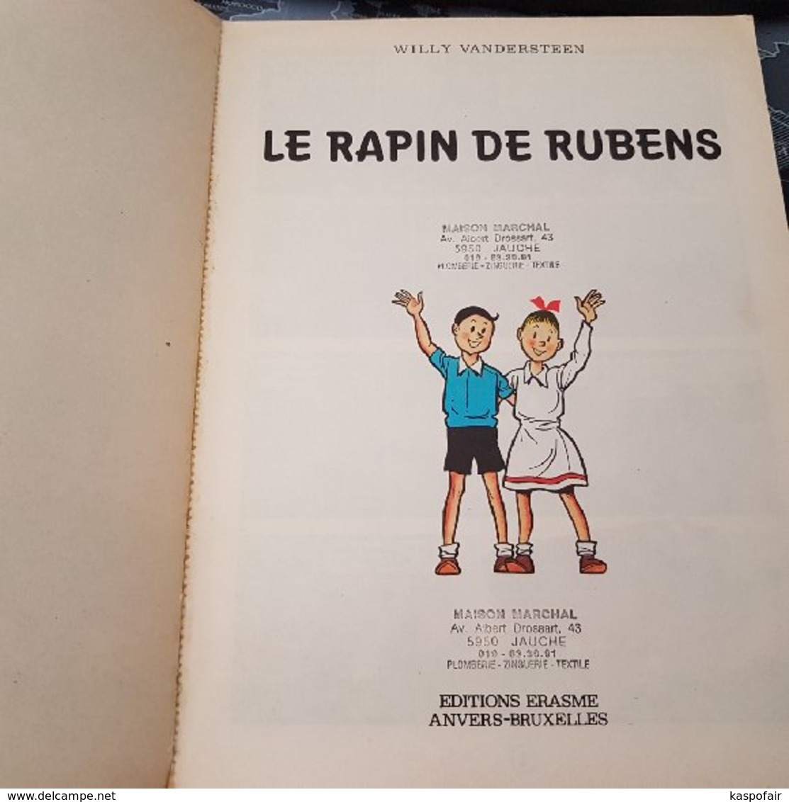 Willy VANDERSTEEN Bob Et Bobette 164 Le Rapin De Rubens 1977 édition Erasme Anvers-Bruxelles - Bob Et Bobette