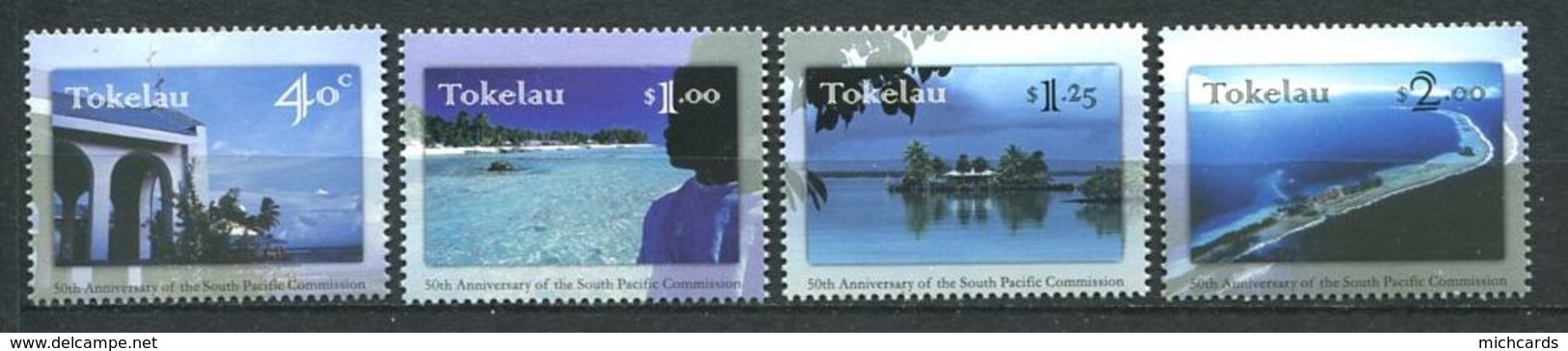 237 TOKELAU 1997 - Yvert 245 A/D - Paysage Eglise Enfant Bungalow Atoll - Neuf **(MNH) Sans Trace De Charniere - Tokelau