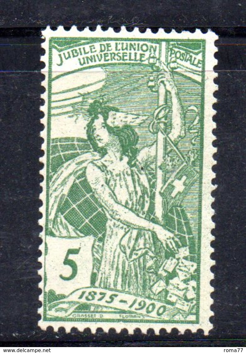 214/1500 - SVIZZERA 1900 , UPU Il N. 86  *  Linguella Leggerissima - Unused Stamps