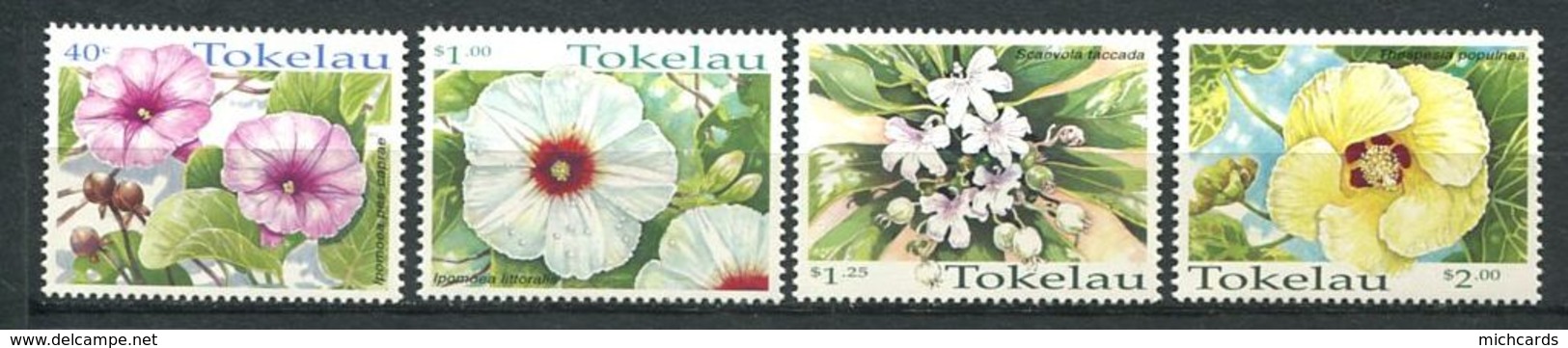 237 TOKELAU 1998 - Yvert 251/54 - Fleur Tropicale - Neuf **(MNH) Sans Trace De Charniere - Tokelau